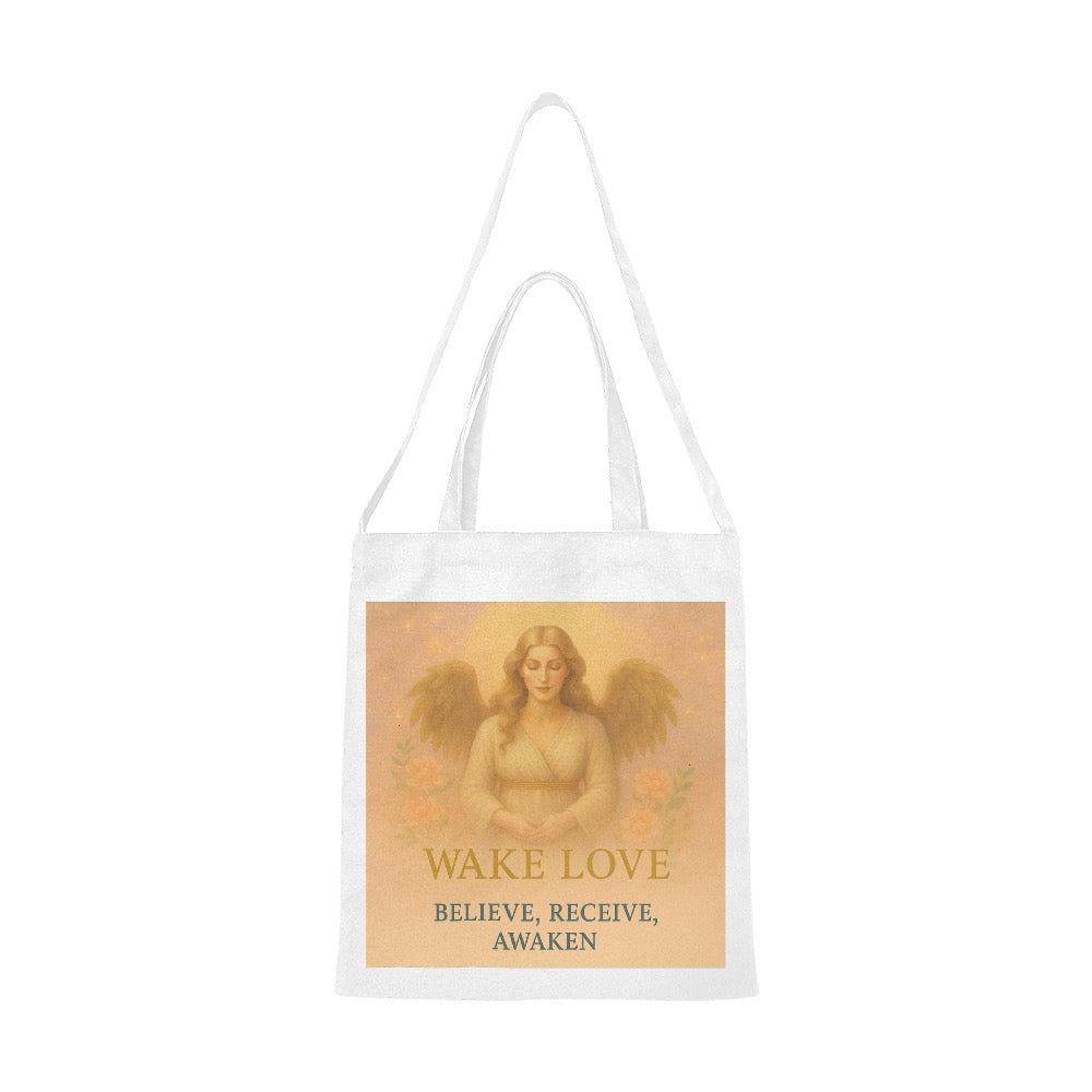 Wake Love Angel Tote Bag medium Canvas