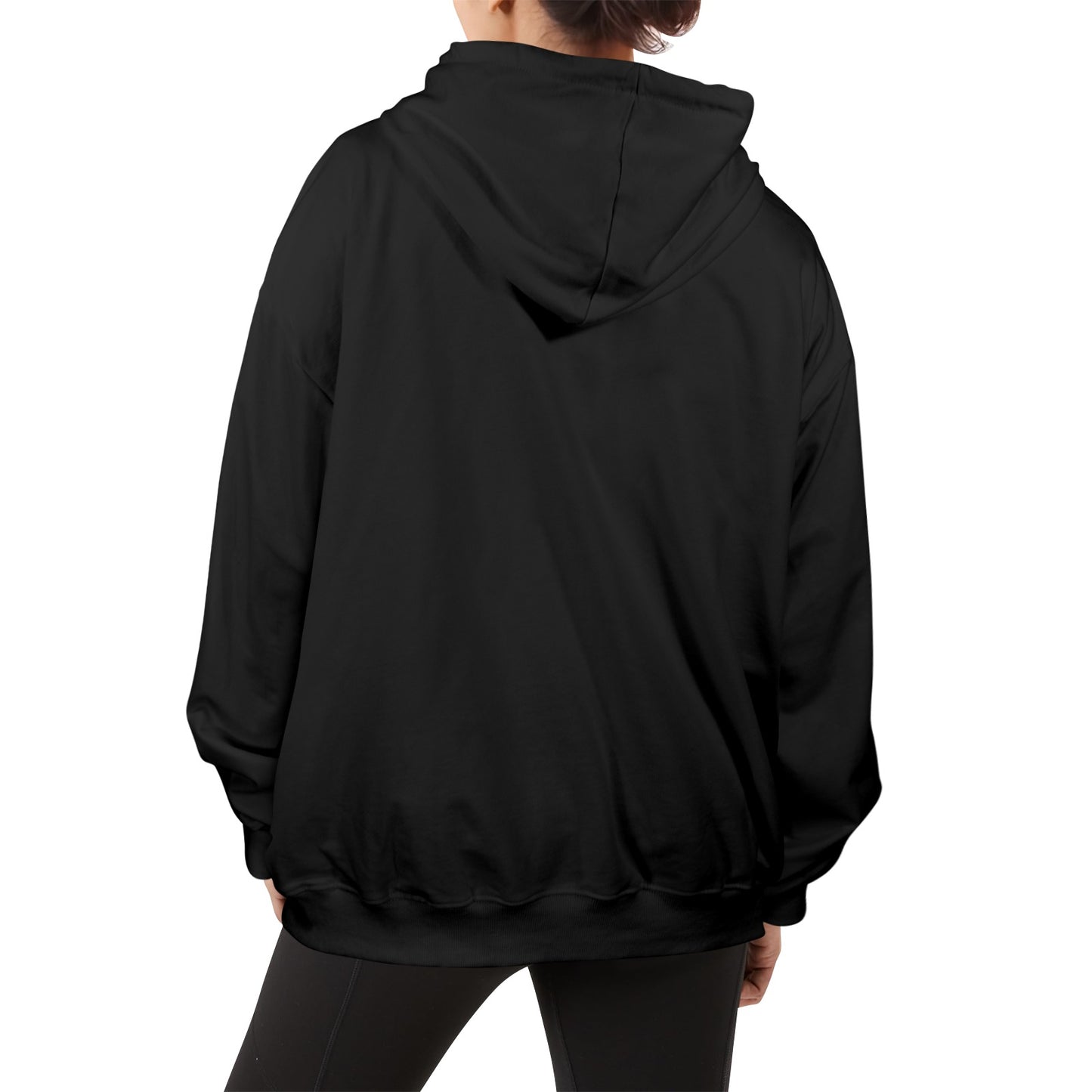 Wake Love Women heavy blend Hooded Sweatshirt black