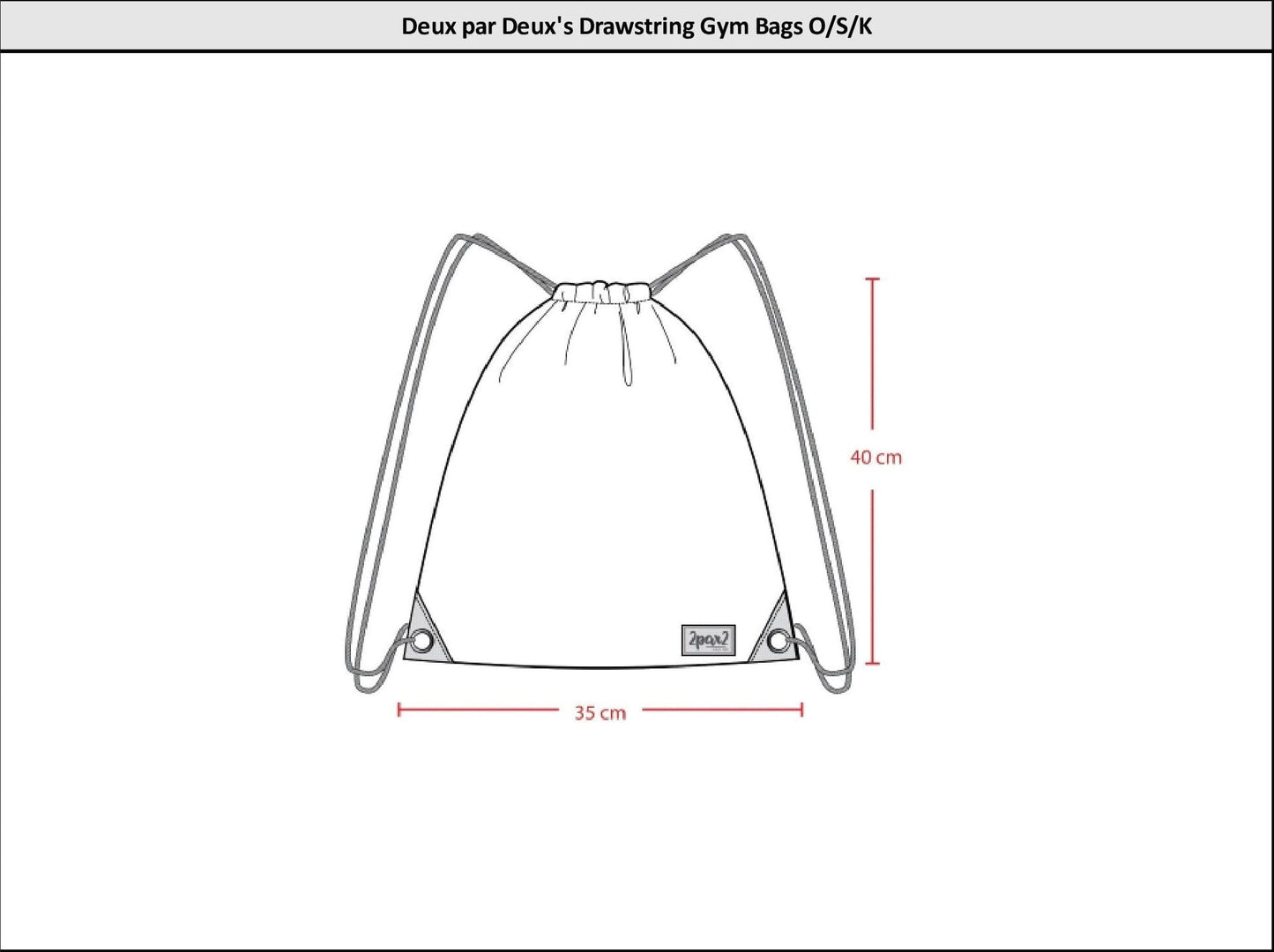 Drawstring Bag Blue And Beige Gradient-4