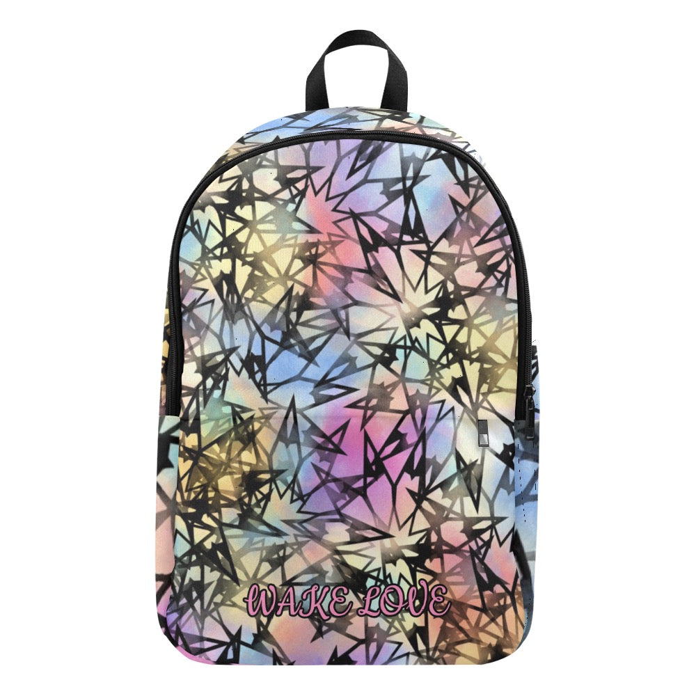Crazy Back Back Wake Love Fabric Backpack