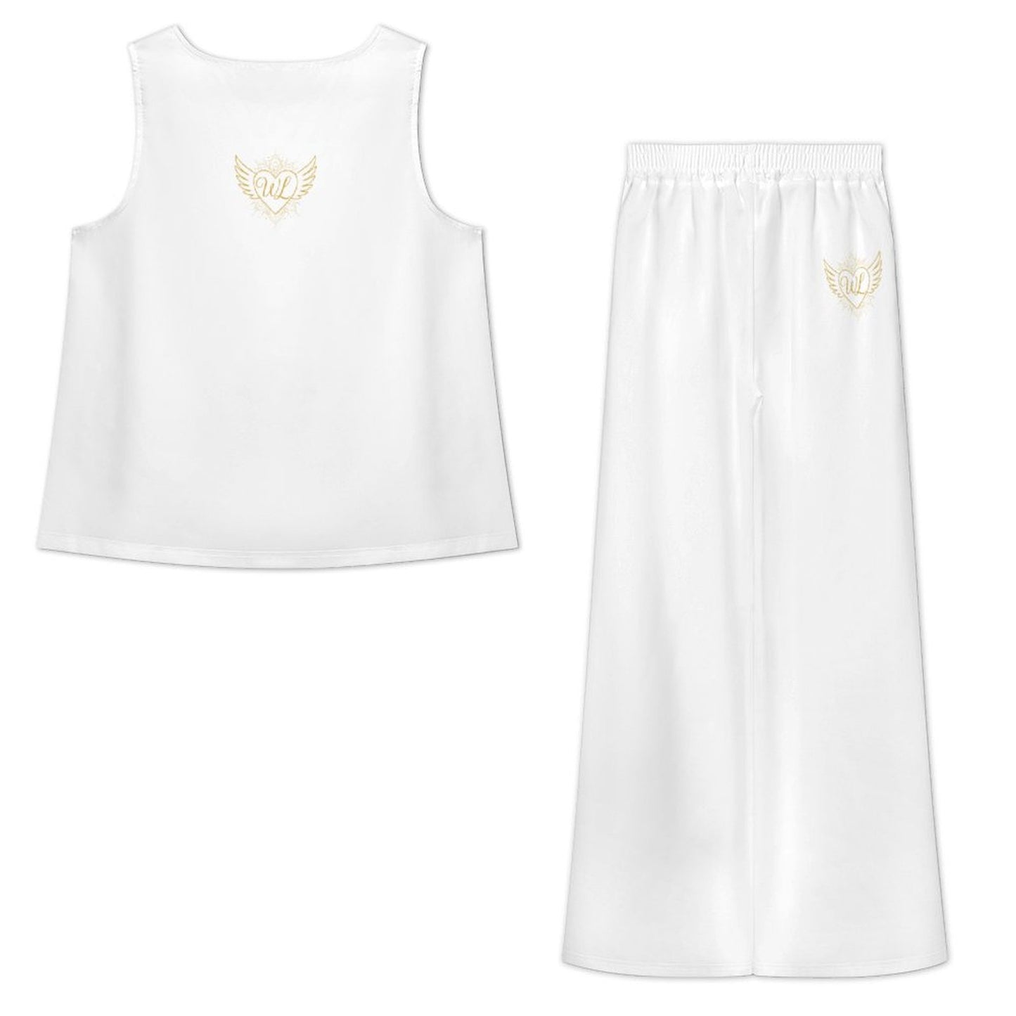 Chiffon Sleeveless Top and Pants Set