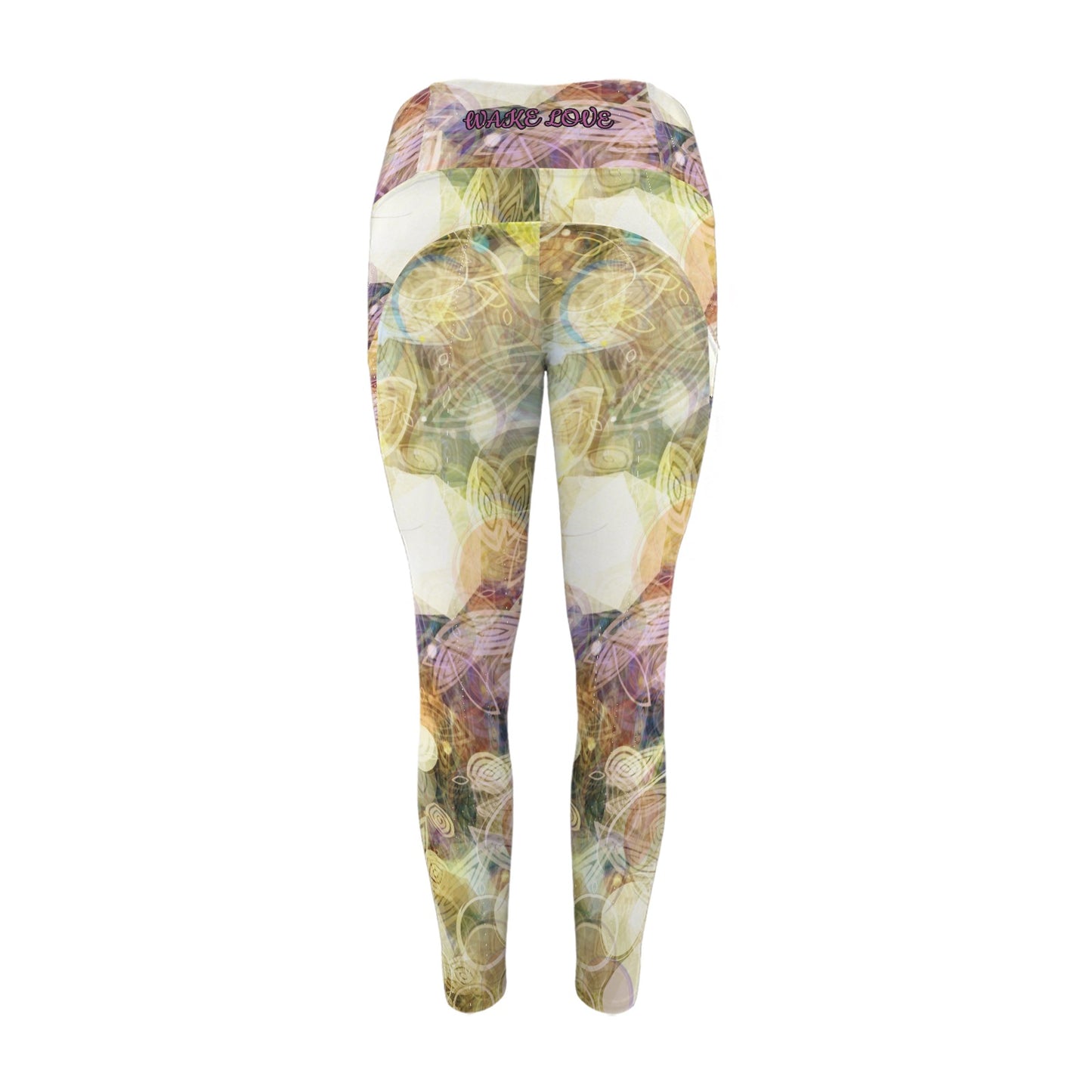WAKE LOVE MAGICAL LEGGINGS WAKE LOVE Women's High Waist Pockets Yoga Leggings