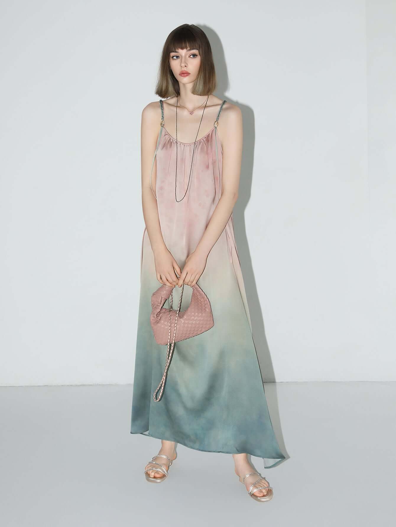 Flowy Gradient Tie-Dye Sundress-2