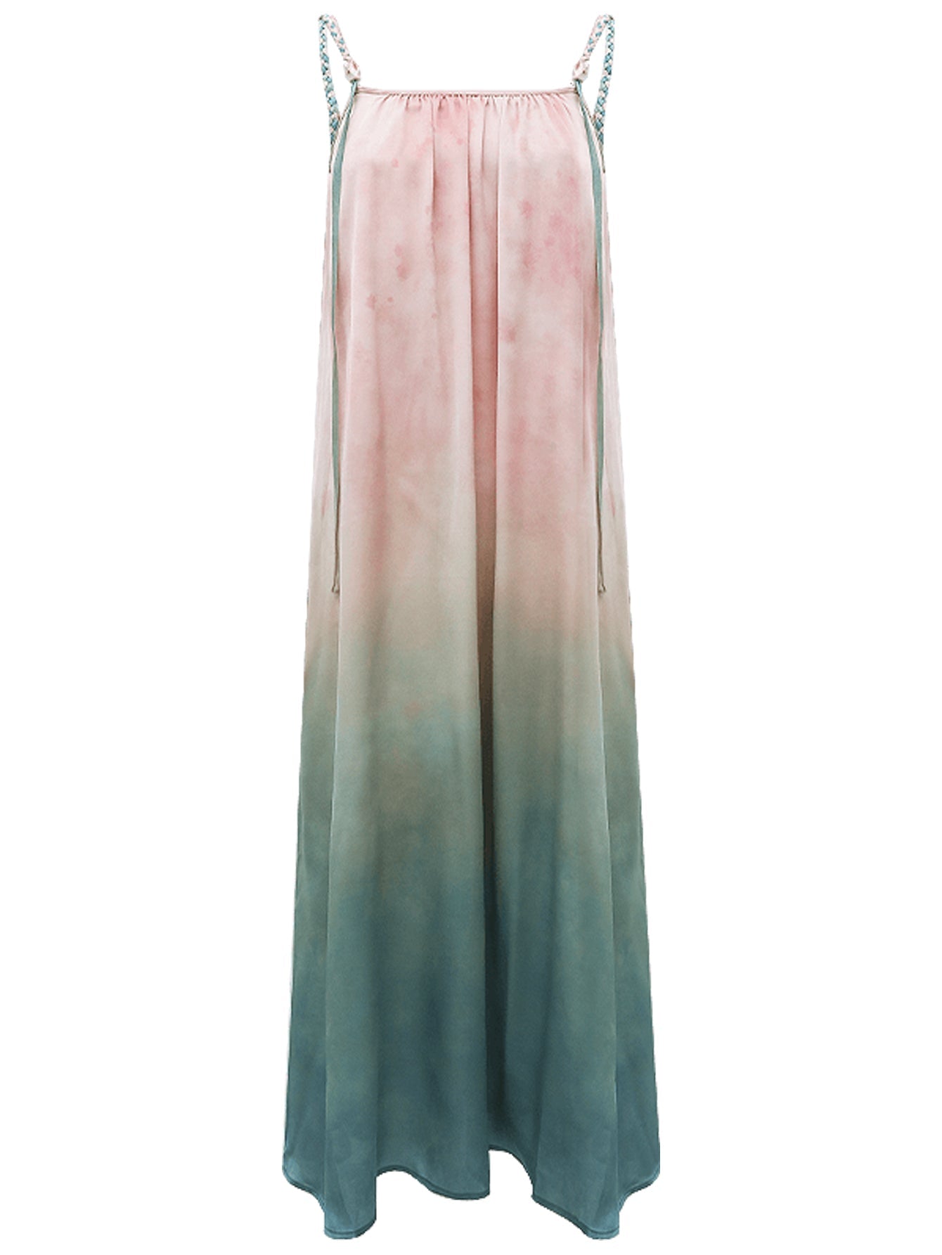 Flowy Gradient Tie-Dye Sundress-3