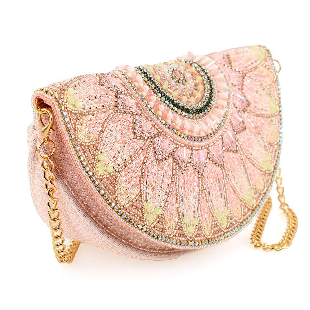Pink Petals Crossbody Handbag by Mary Frances-2