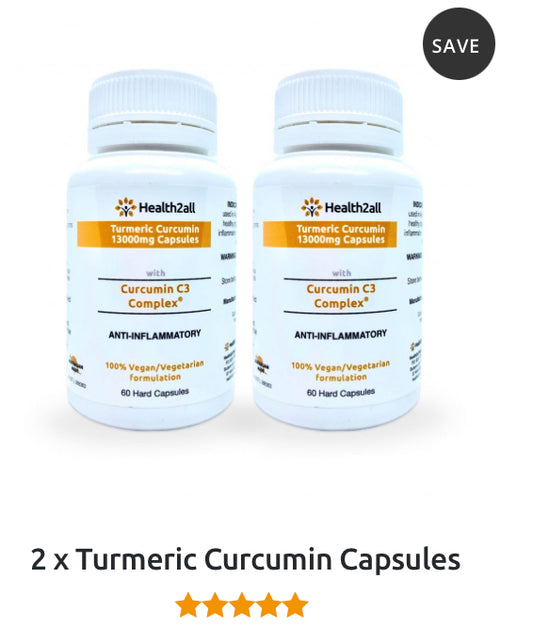 Turmeric Curcumin Capsules 13000mg 2pkt