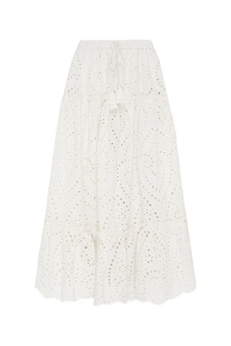 Boho  Beach Lace Skirt