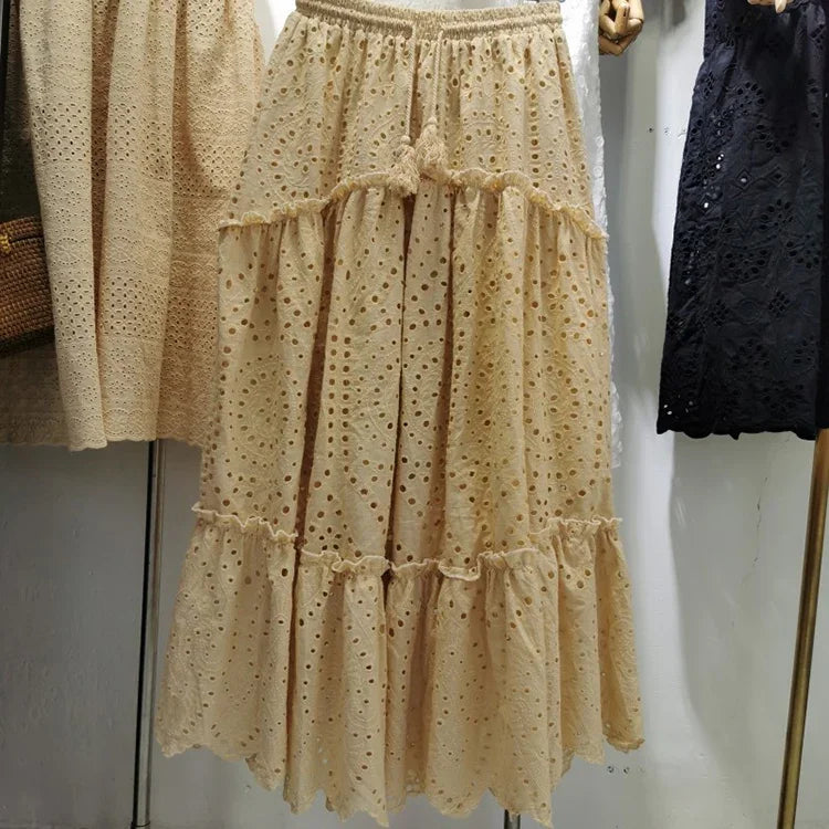 Boho  Beach Lace Skirt