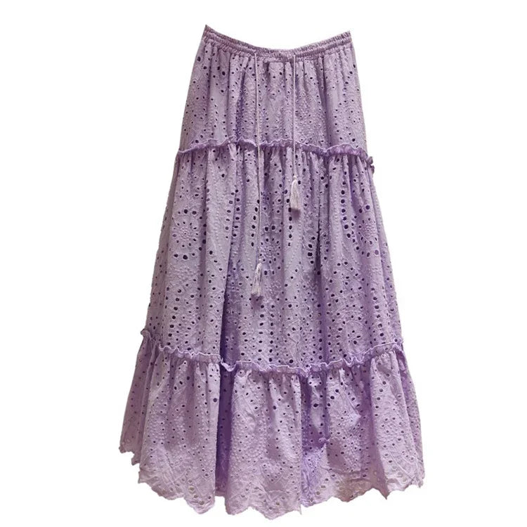 Boho  Beach Lace Skirt