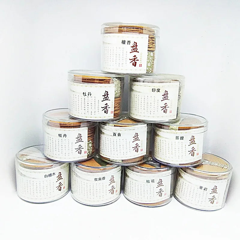 48pcs/Box Natural Coil Incense Aromatherapy Fragrance