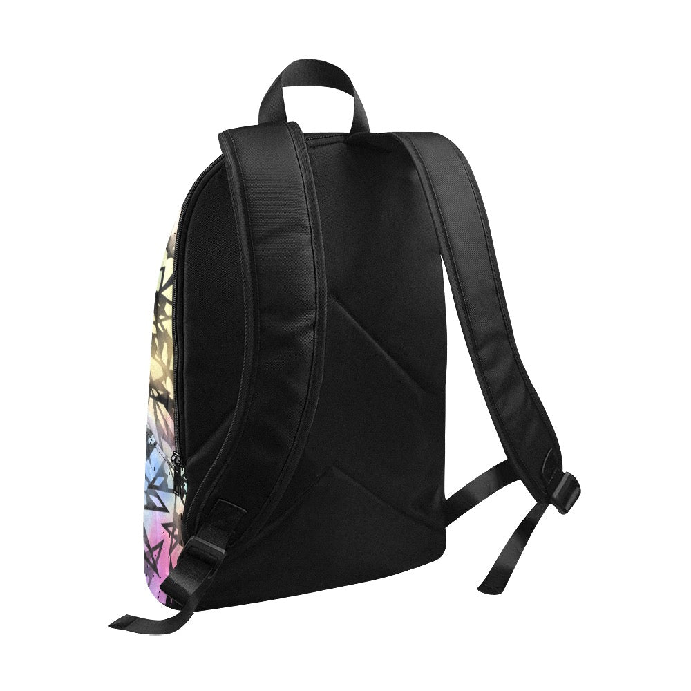 Crazy Back Back Wake Love Fabric Backpack