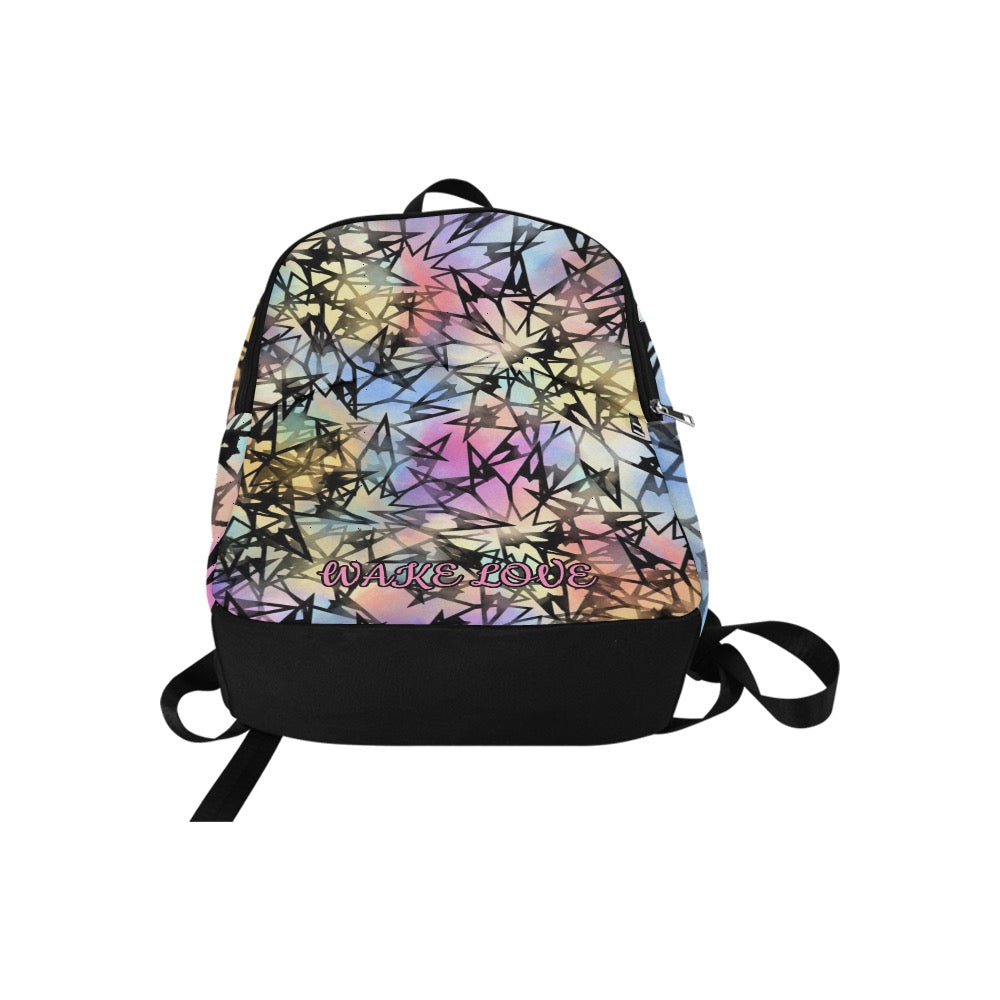 Crazy Back Back Wake Love Fabric Backpack