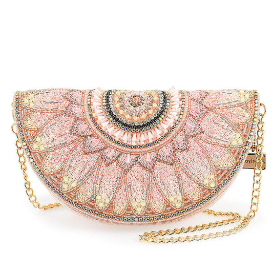 Pink Petals Crossbody Handbag by Mary Frances-0